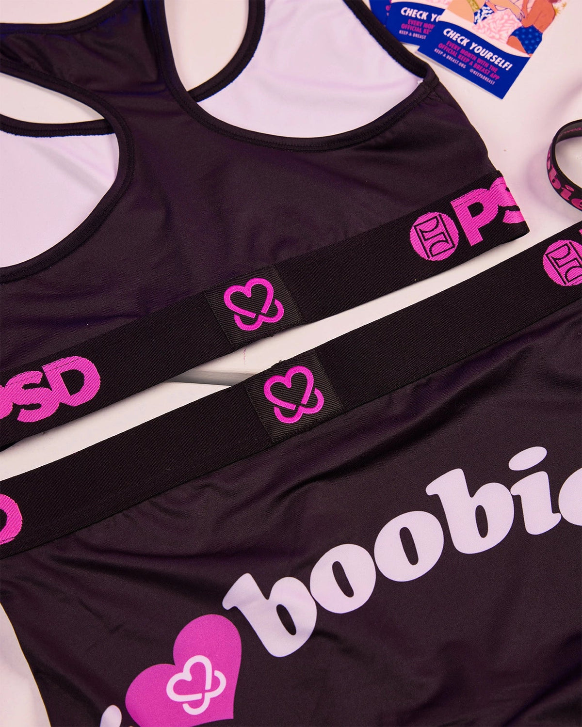PSD Keep A Breast - I Heart Boobies - Boy Short