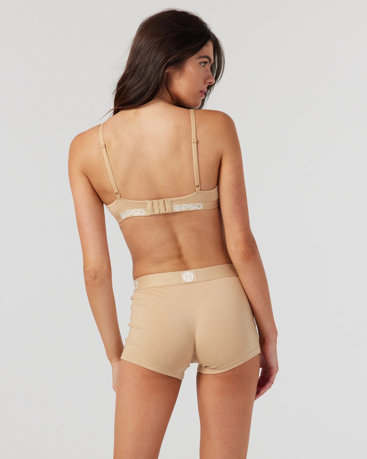 PSD Modal Solids - Sand - Triangle Bralette - Modal