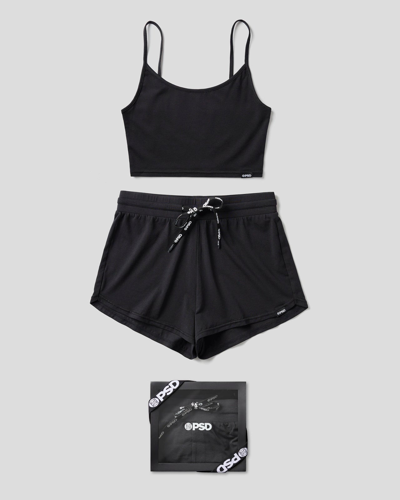 PSD Black Modal - Cami Sleep Set - Cami Sleep Set
