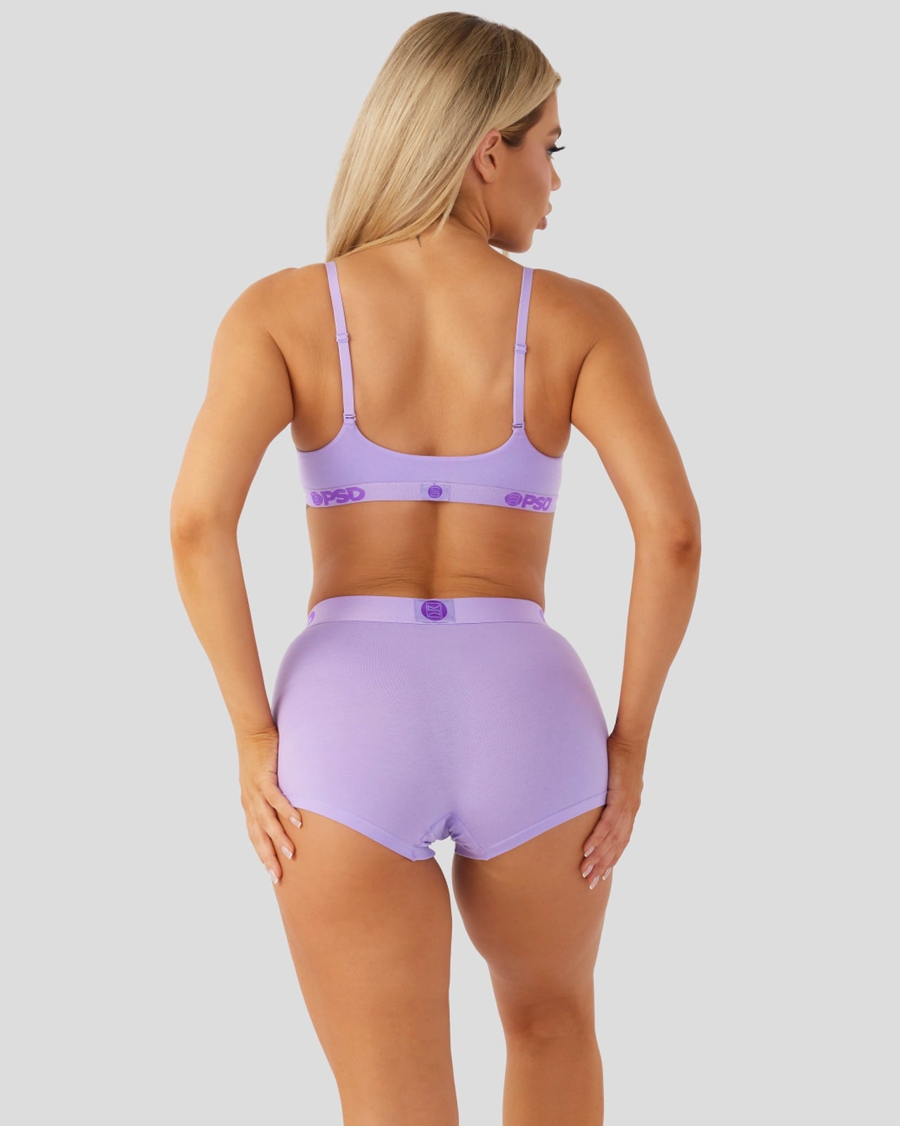 PSD Modal Solids - Lavender - Scoop Bralette - Modal