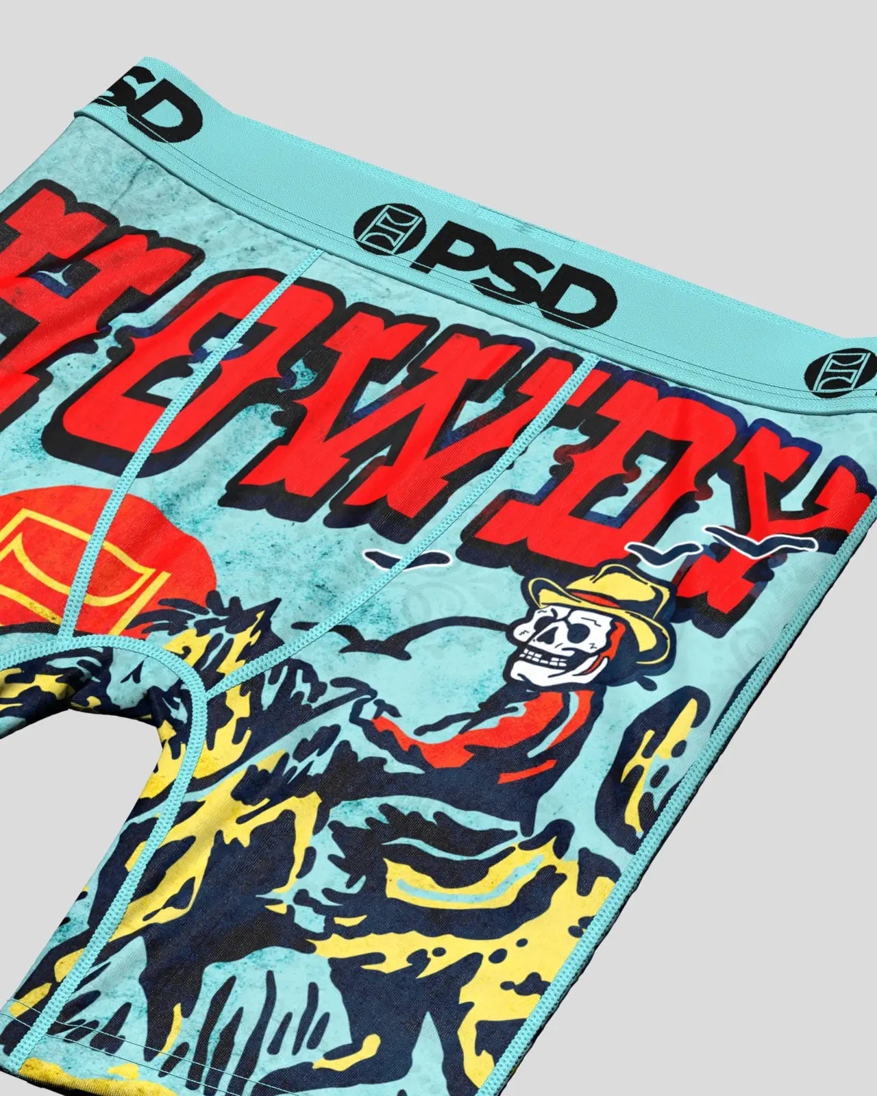 PSD Howdy Teal - Youth Underwear