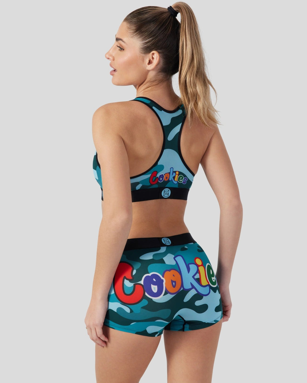 PSD Cookies - Blue Camo - Sports Bra