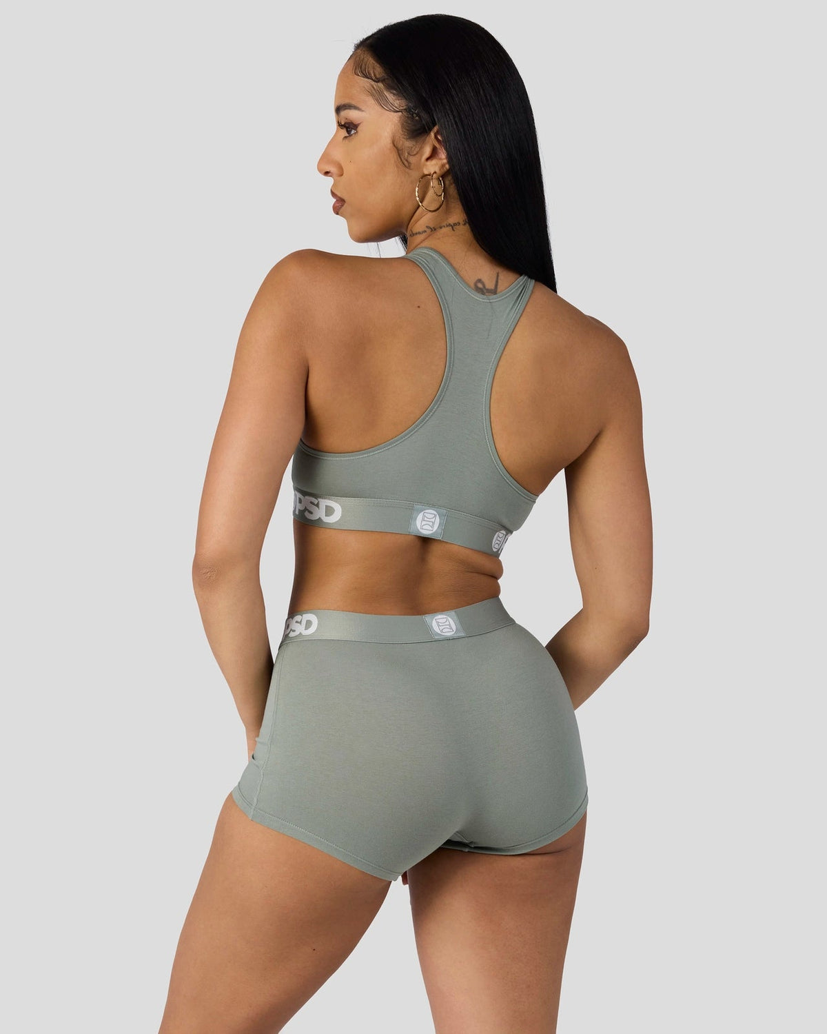 PSD Modal Solids - Sage - Sports Bra - Modal