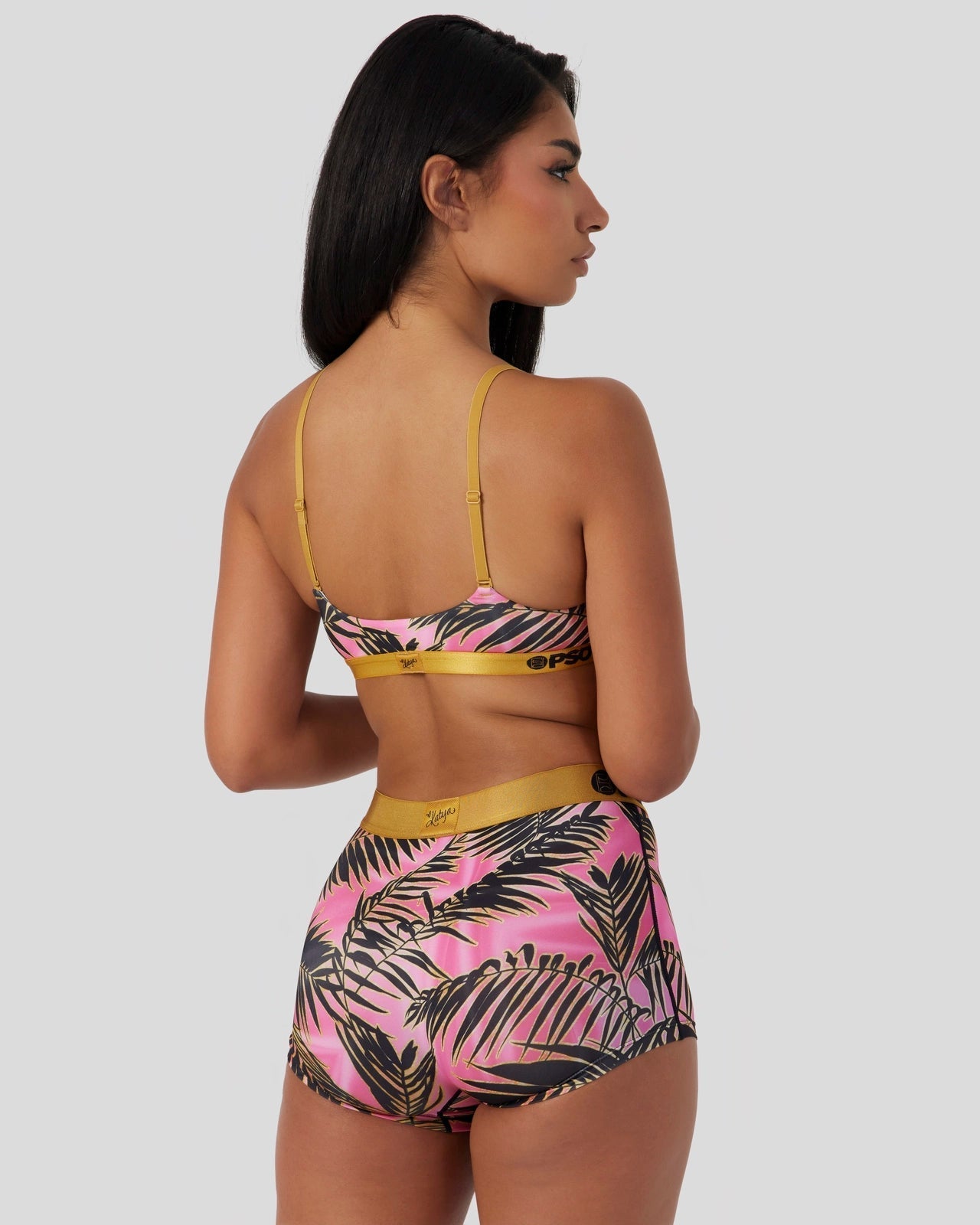 PSD Katya Henry - Silk Palms - Scoop Bralette