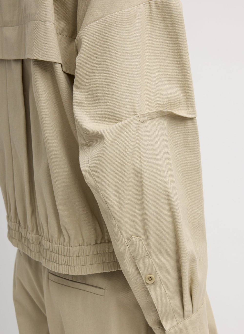 Luxe Spring Twill Bomber | Tibi