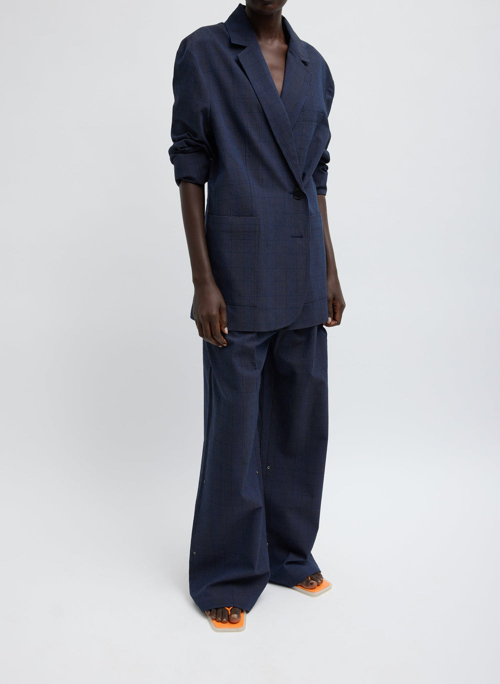 Menswear Crepon Liam Blazer | Tibi