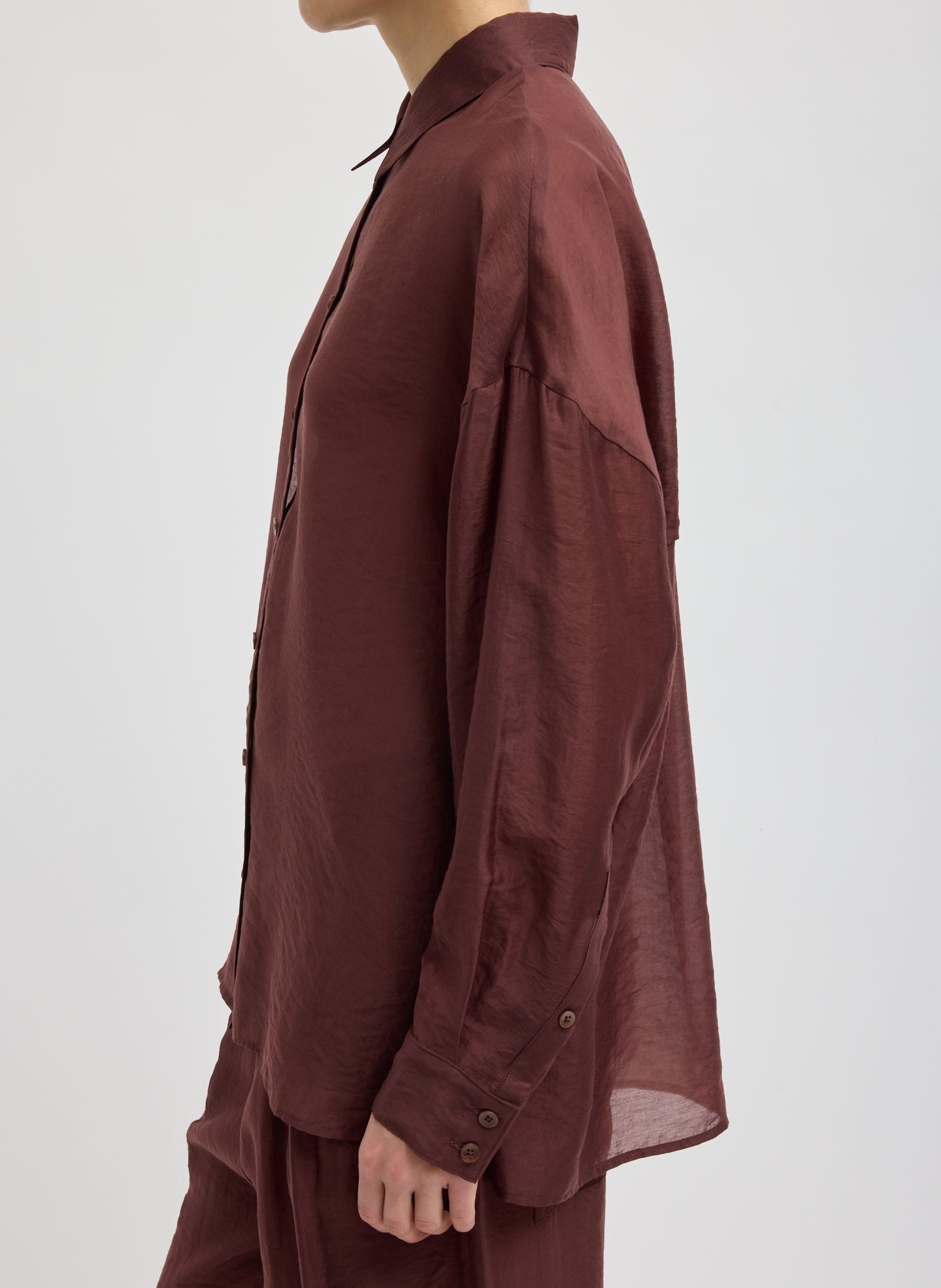 Summer Voile Oversized Shirt | Tibi