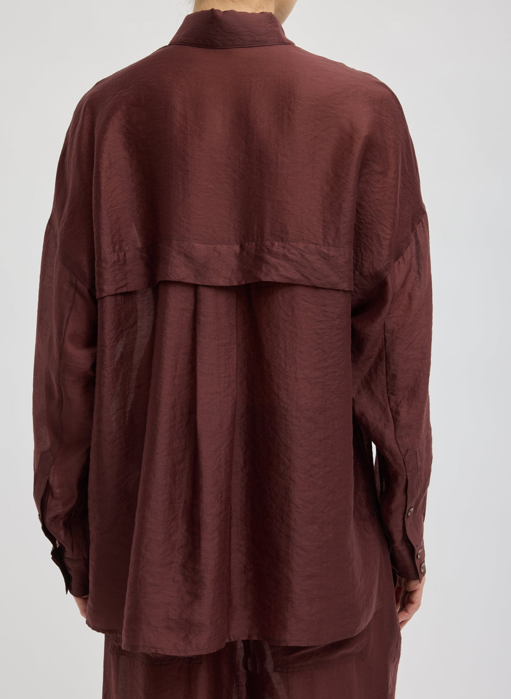 Summer Voile Oversized Shirt | Tibi