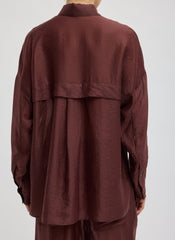 Summer Voile Oversized Shirt | Tibi