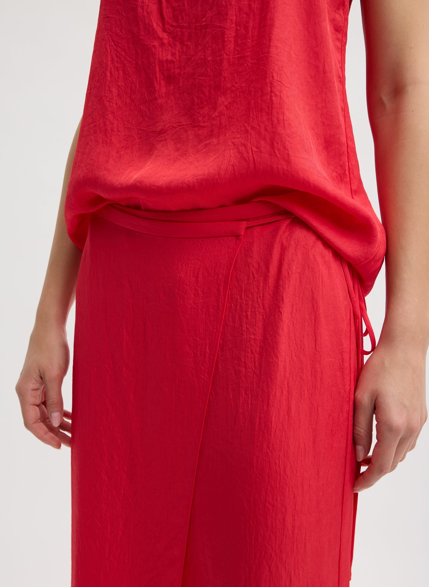 Summer Slip Wrap Skirt | Tibi