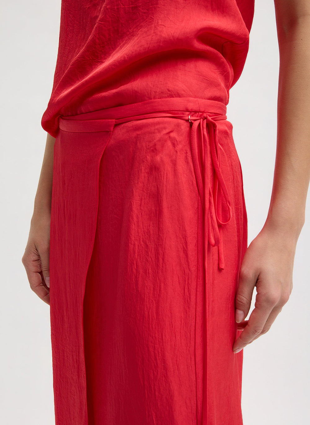Summer Slip Wrap Skirt | Tibi