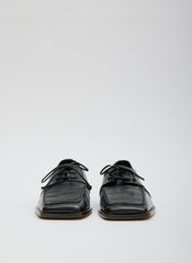 Brody Square Toe Loafer Crocodile Embossed | Tibi
