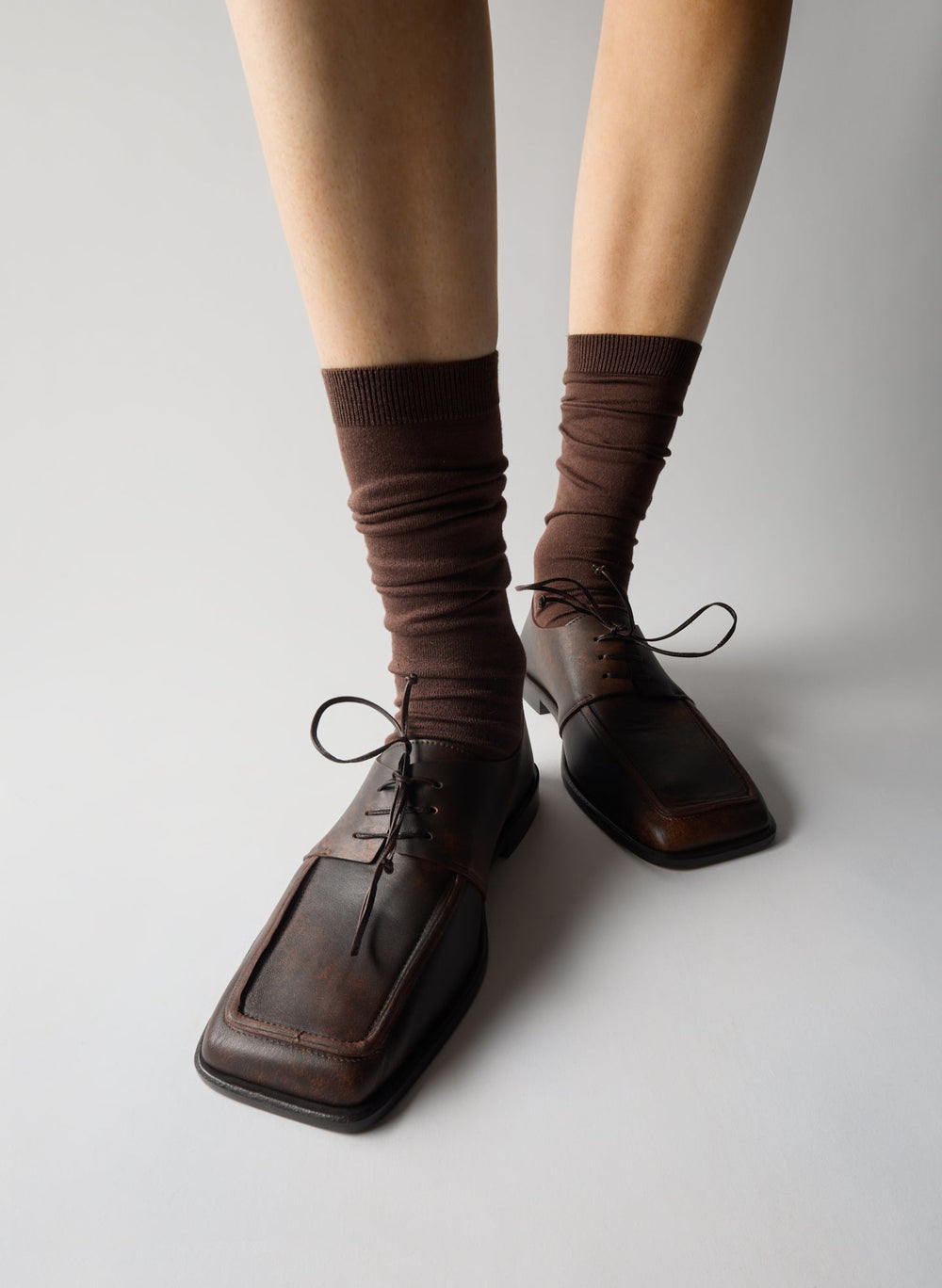 Brody Square Toe Loafer | Tibi