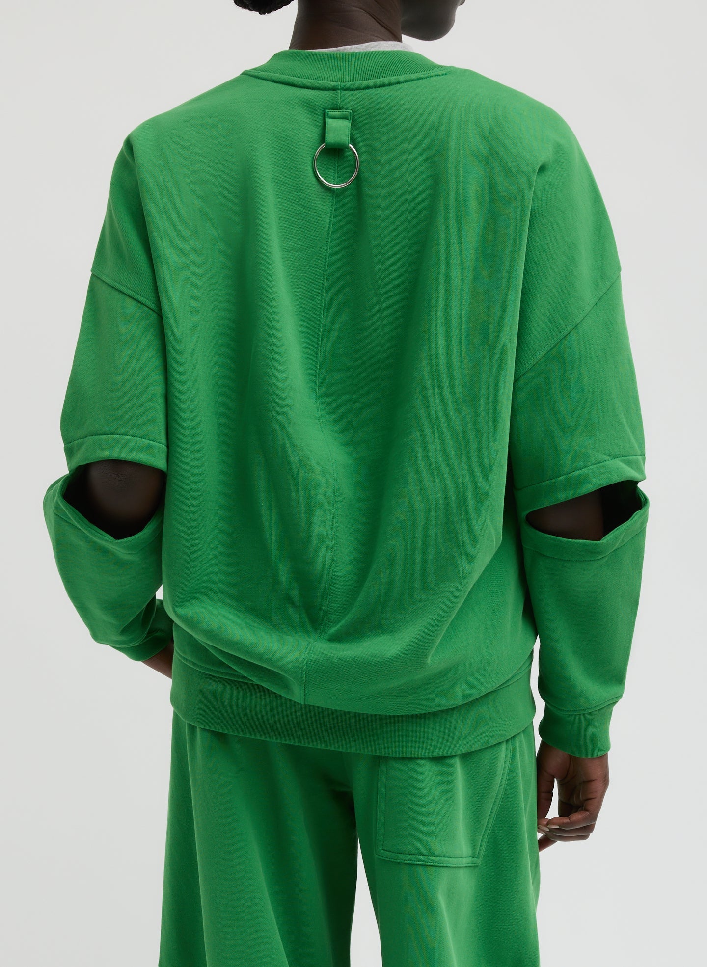 Cocoon Crewneck Sweatshirt | Tibi