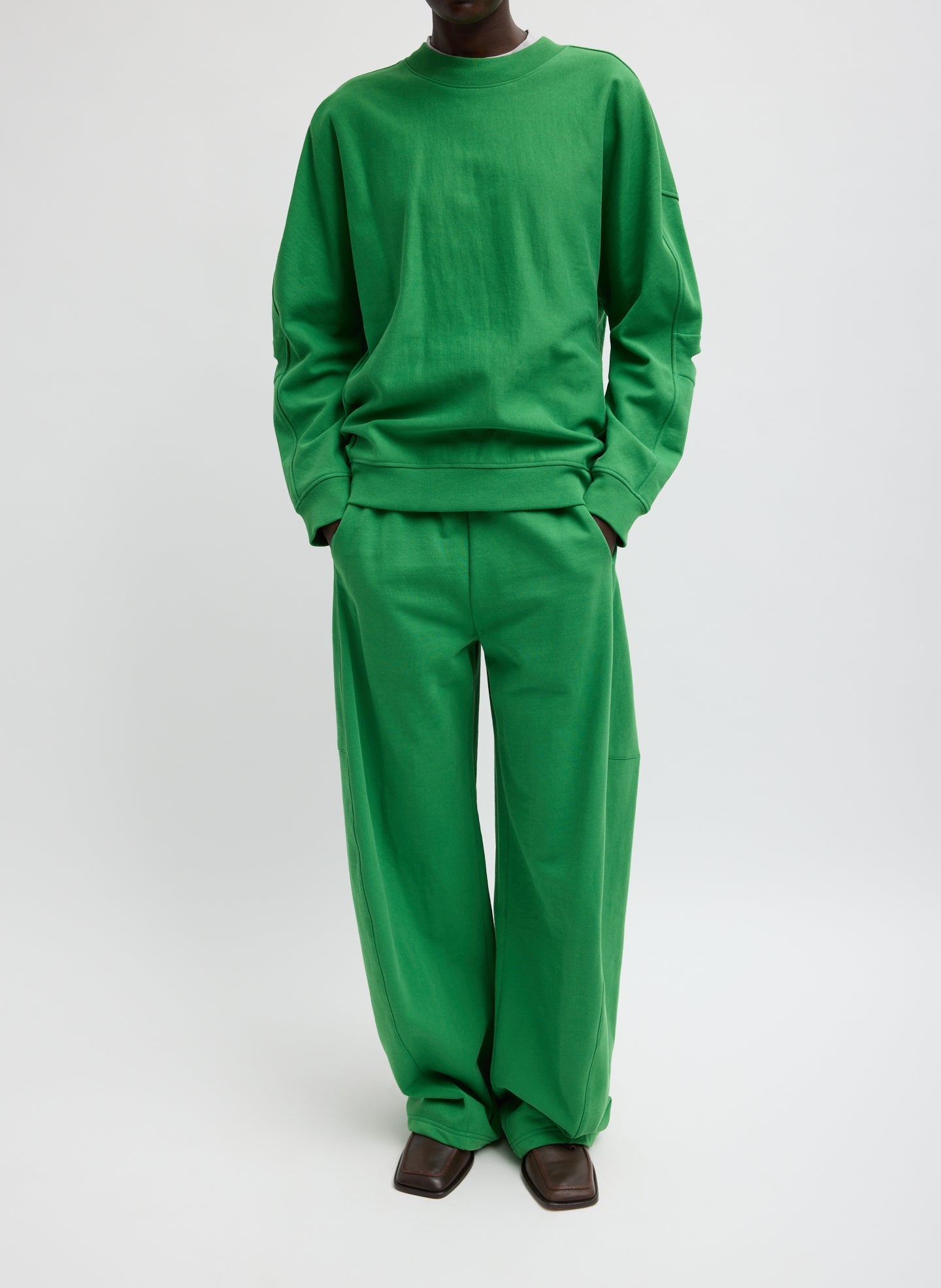 Cocoon Crewneck Sweatshirt | Tibi