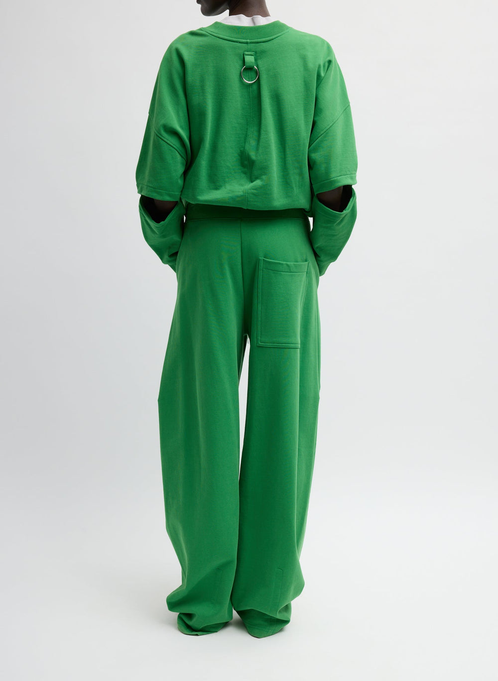 Cocoon Crewneck Sweatshirt | Tibi