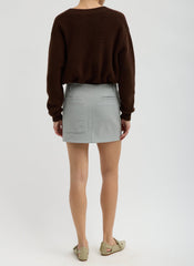 Compact Tech Knit Mini Skirt | Tibi