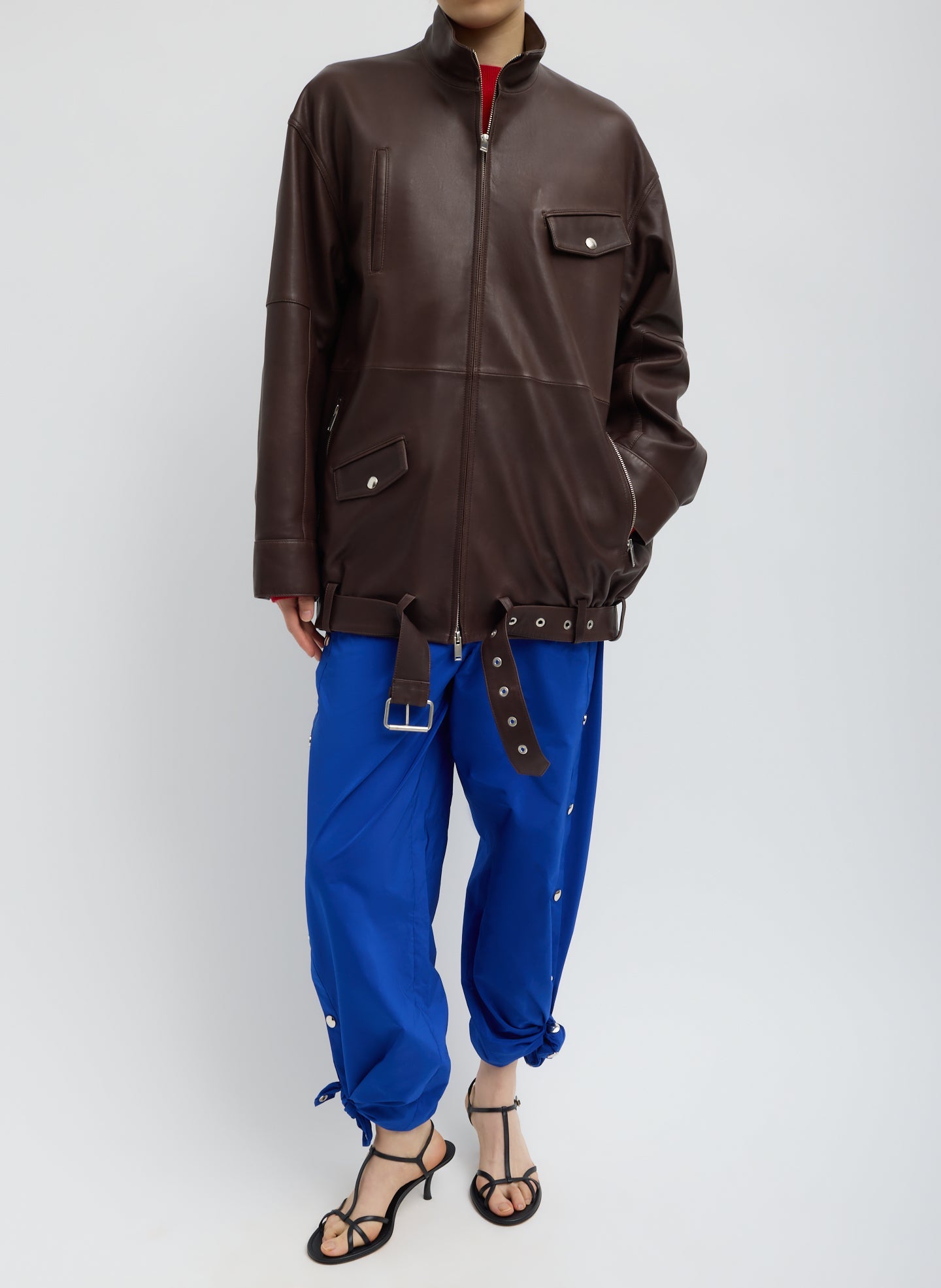 Nylon Snap Pull On Jogger | Tibi