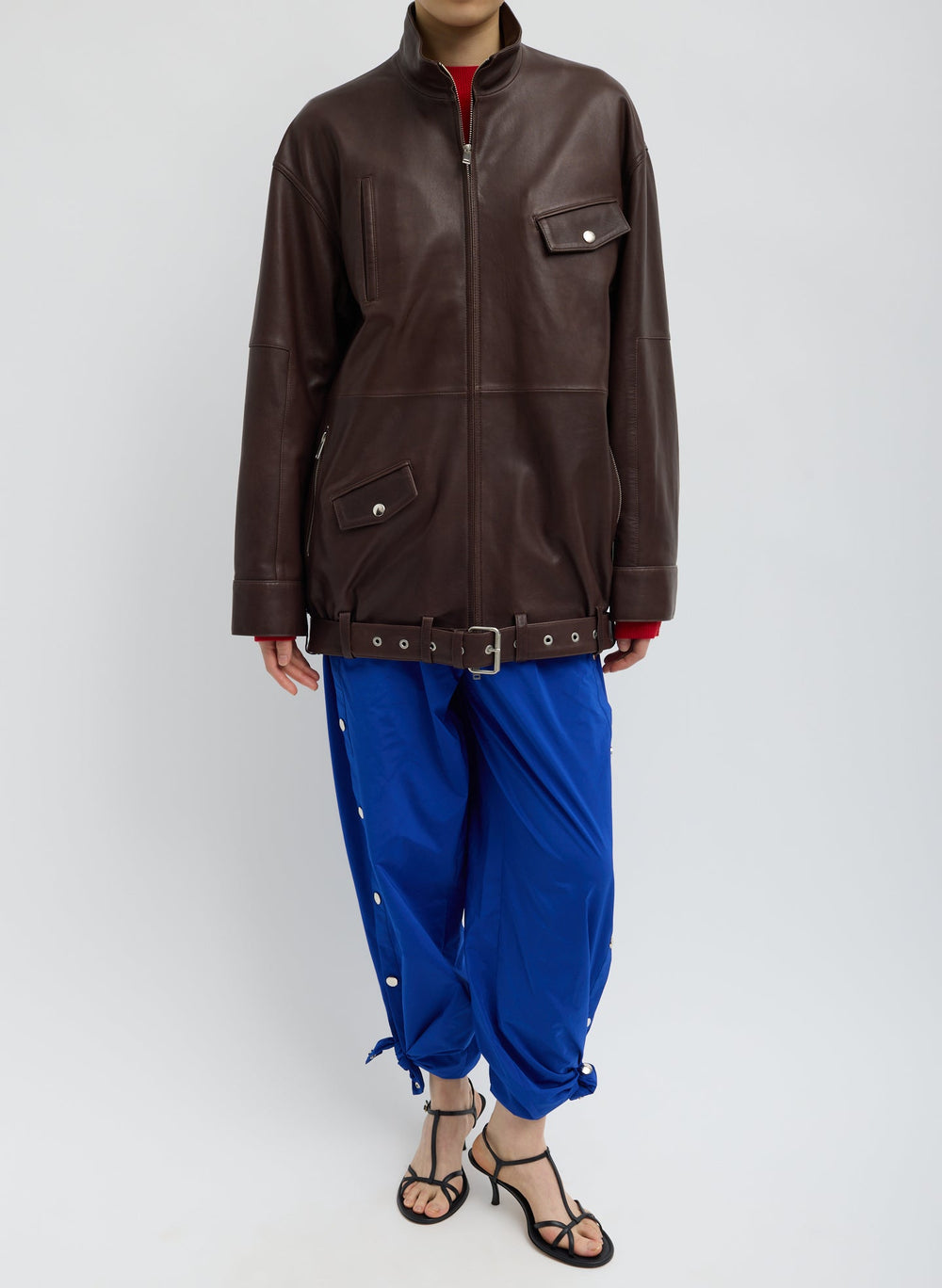 Nylon Snap Pull On Jogger | Tibi