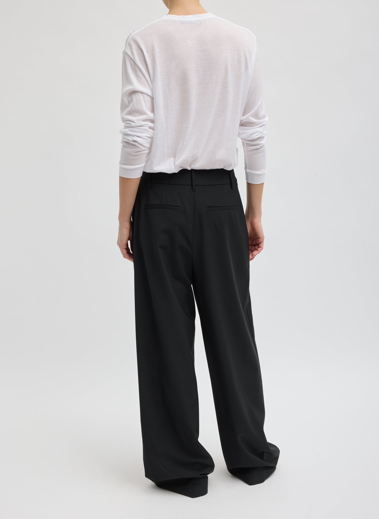 Tropical Wool Stella Pant | Tibi