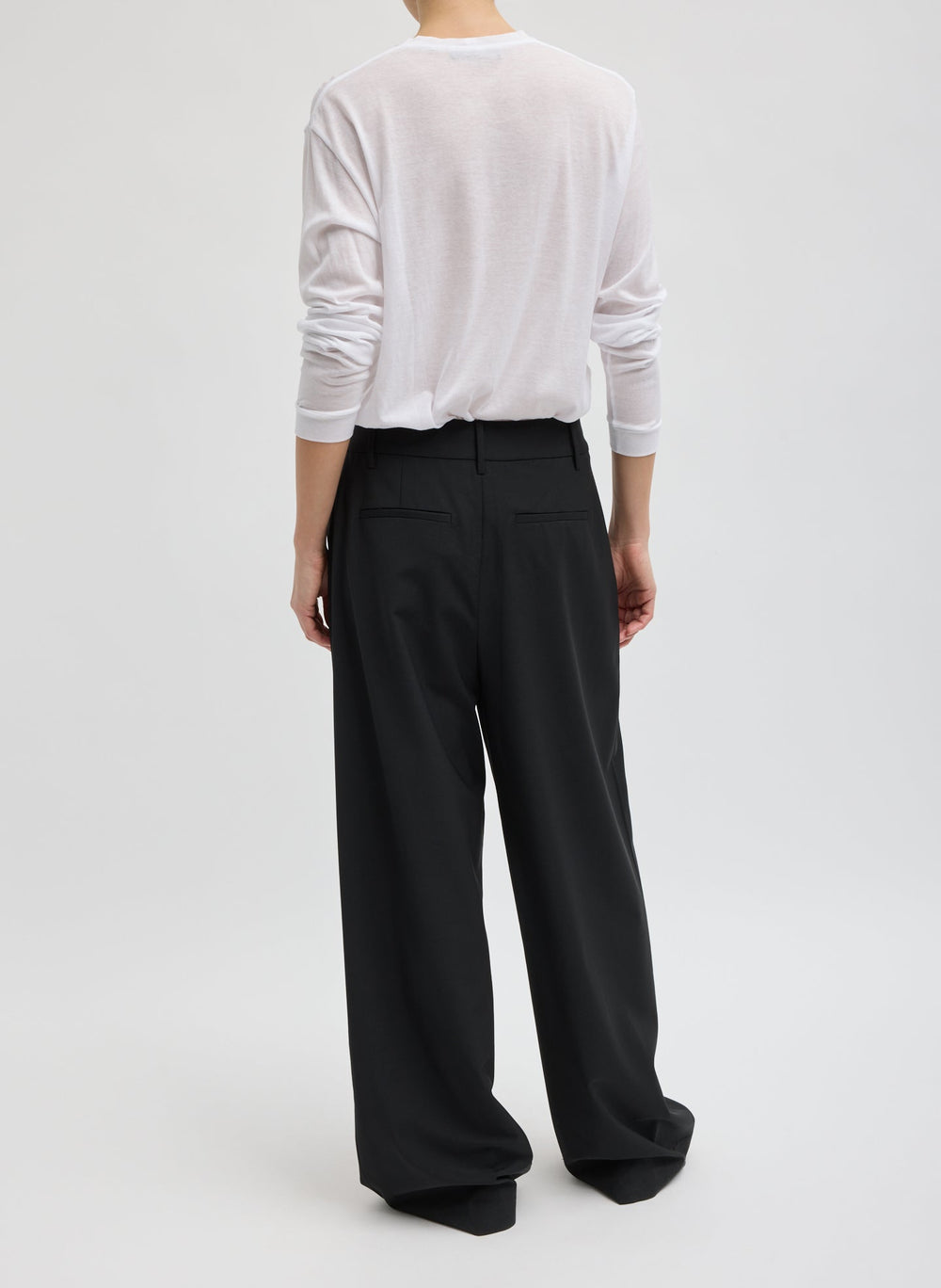 Tropical Wool Stella Pant | Tibi