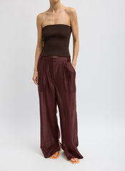 Ribbed Sweater Tube Top | Tibi