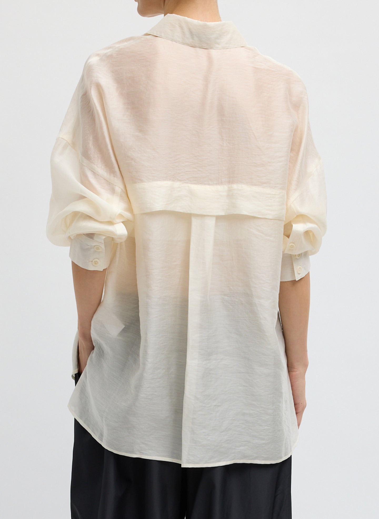 Summer Voile Oversized Shirt | Tibi