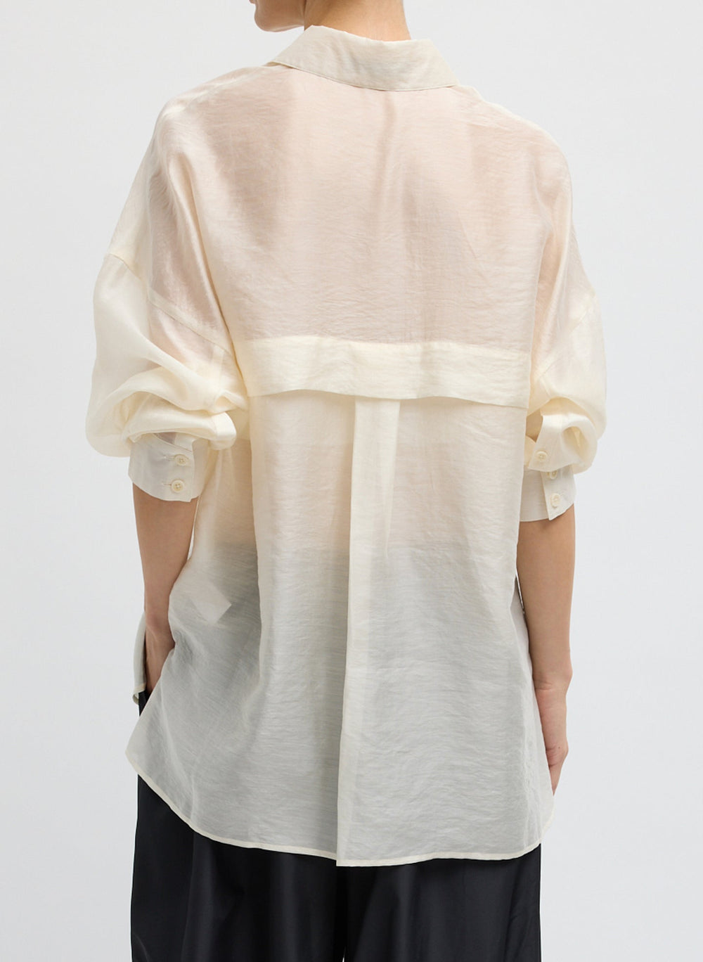 Summer Voile Oversized Shirt | Tibi