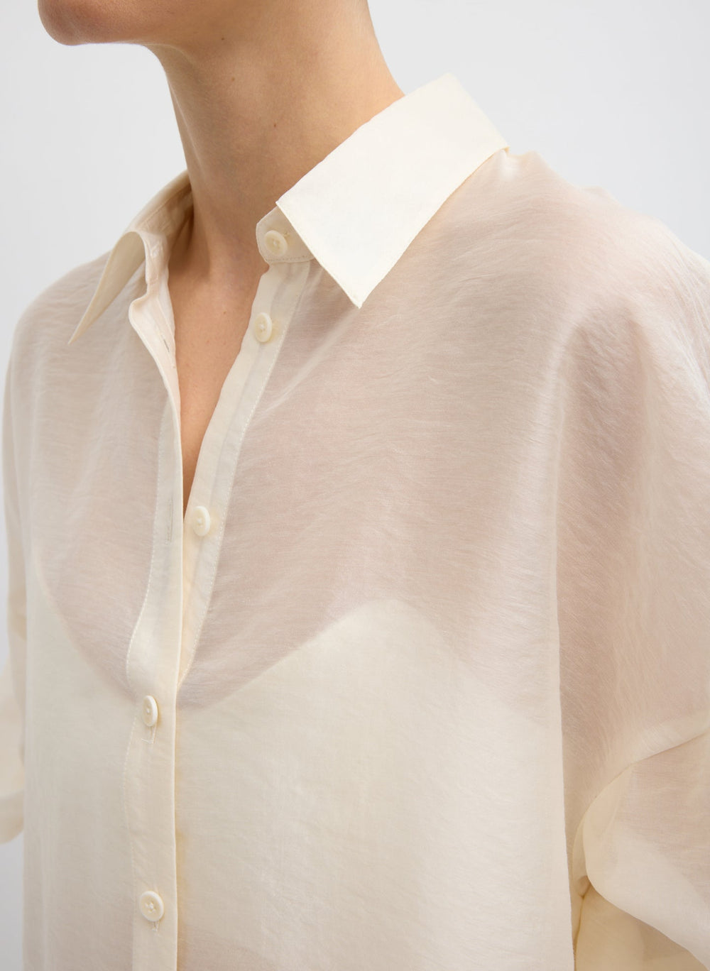 Summer Voile Oversized Shirt | Tibi