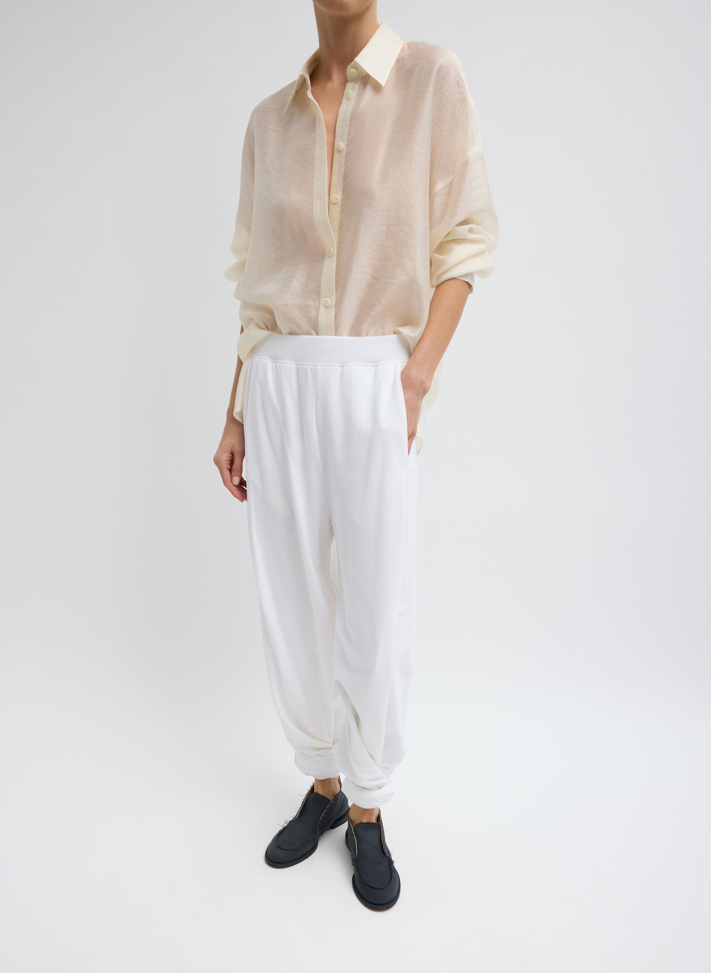 Summer Voile Oversized Shirt | Tibi