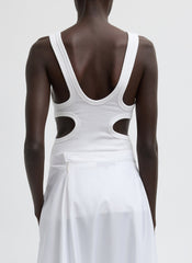 Ribbed Racerback Tank | Tibi