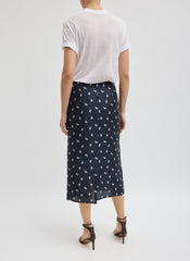 Silk Gazar Jacquard Pencil Skirt | Tibi