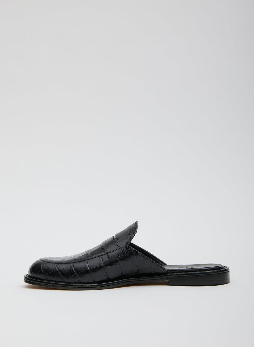 Herbert Slide Crocodile Embossed | Tibi