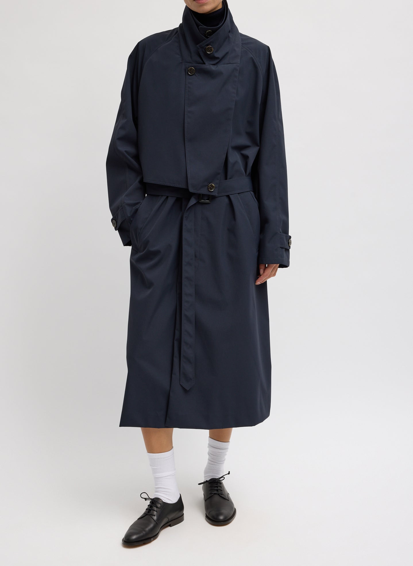 Double Collar Frank Trench | Tibi