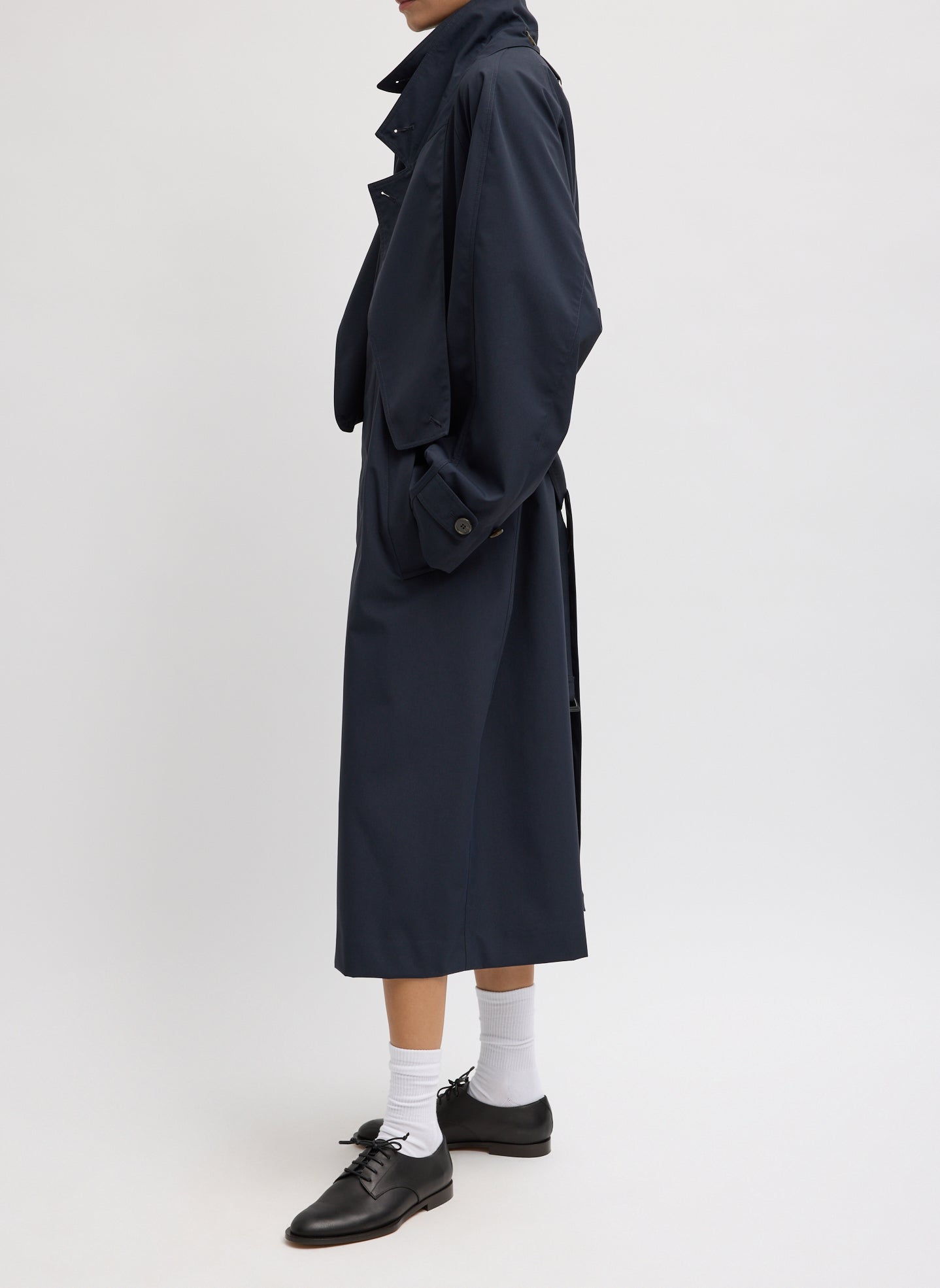 Double Collar Frank Trench | Tibi