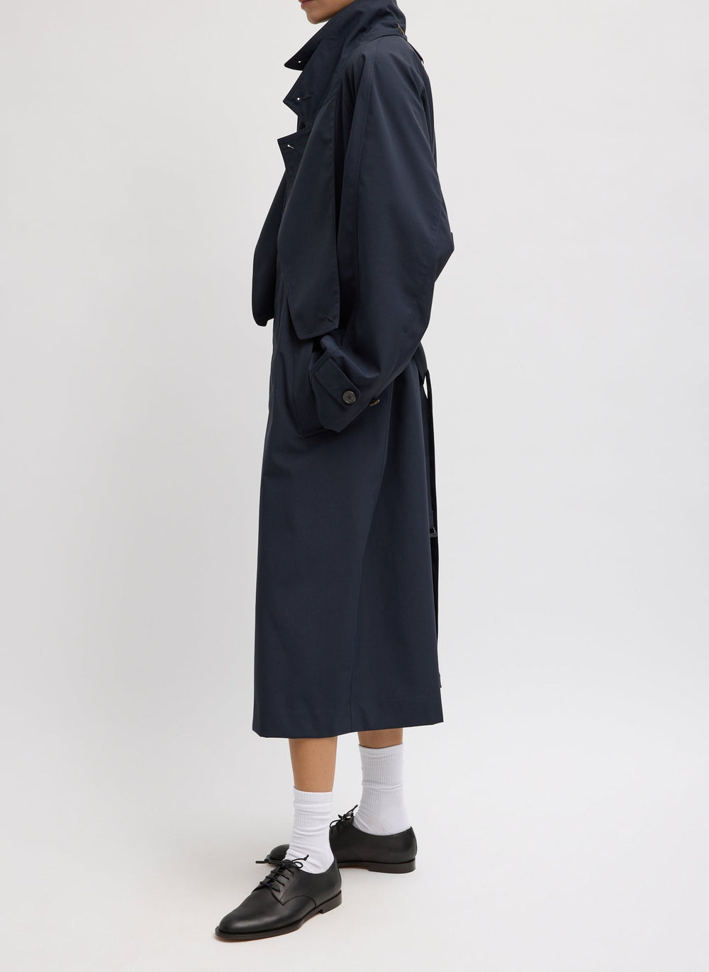 Double Collar Frank Trench | Tibi