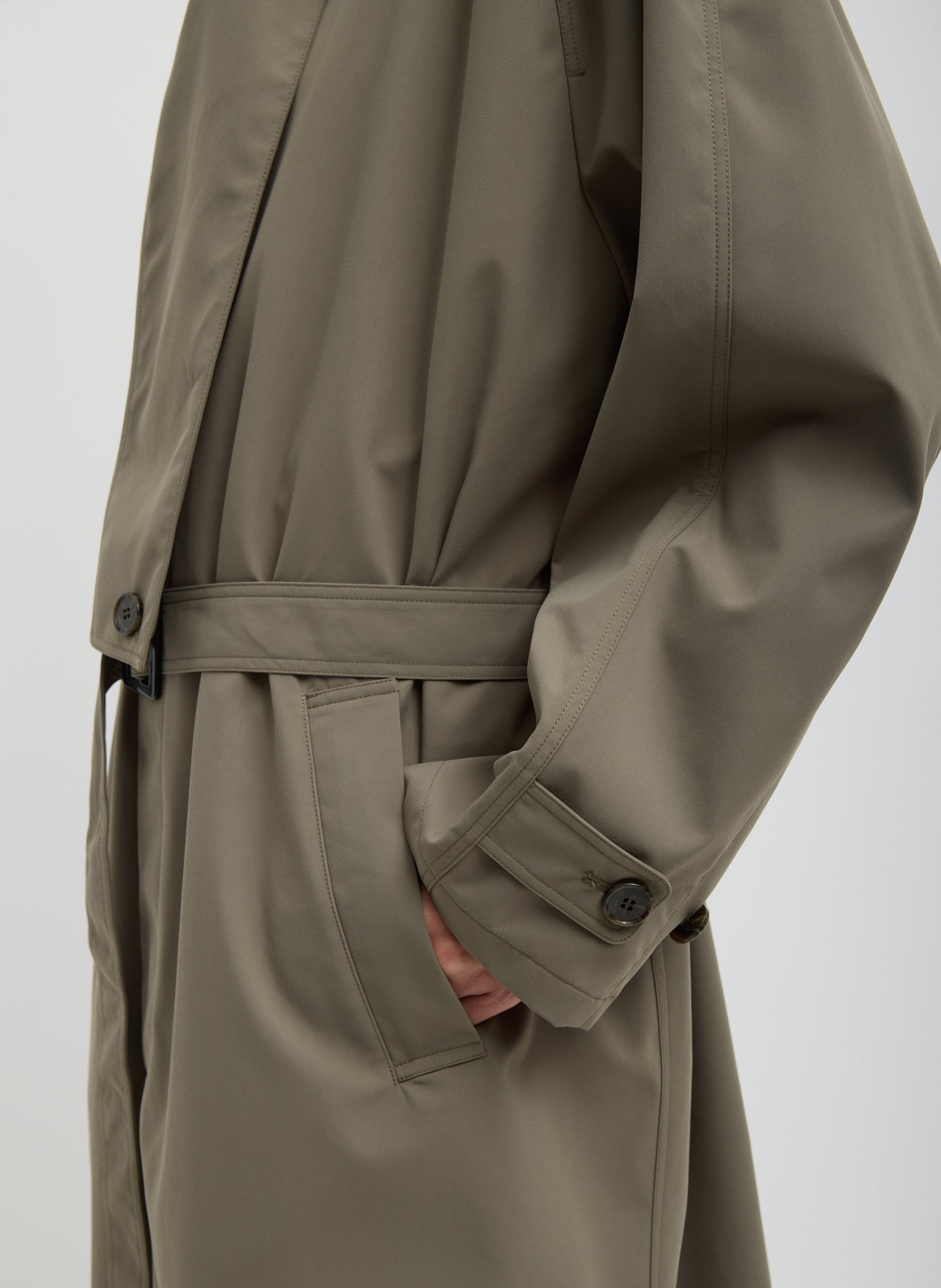 Double Collar Frank Trench | Tibi