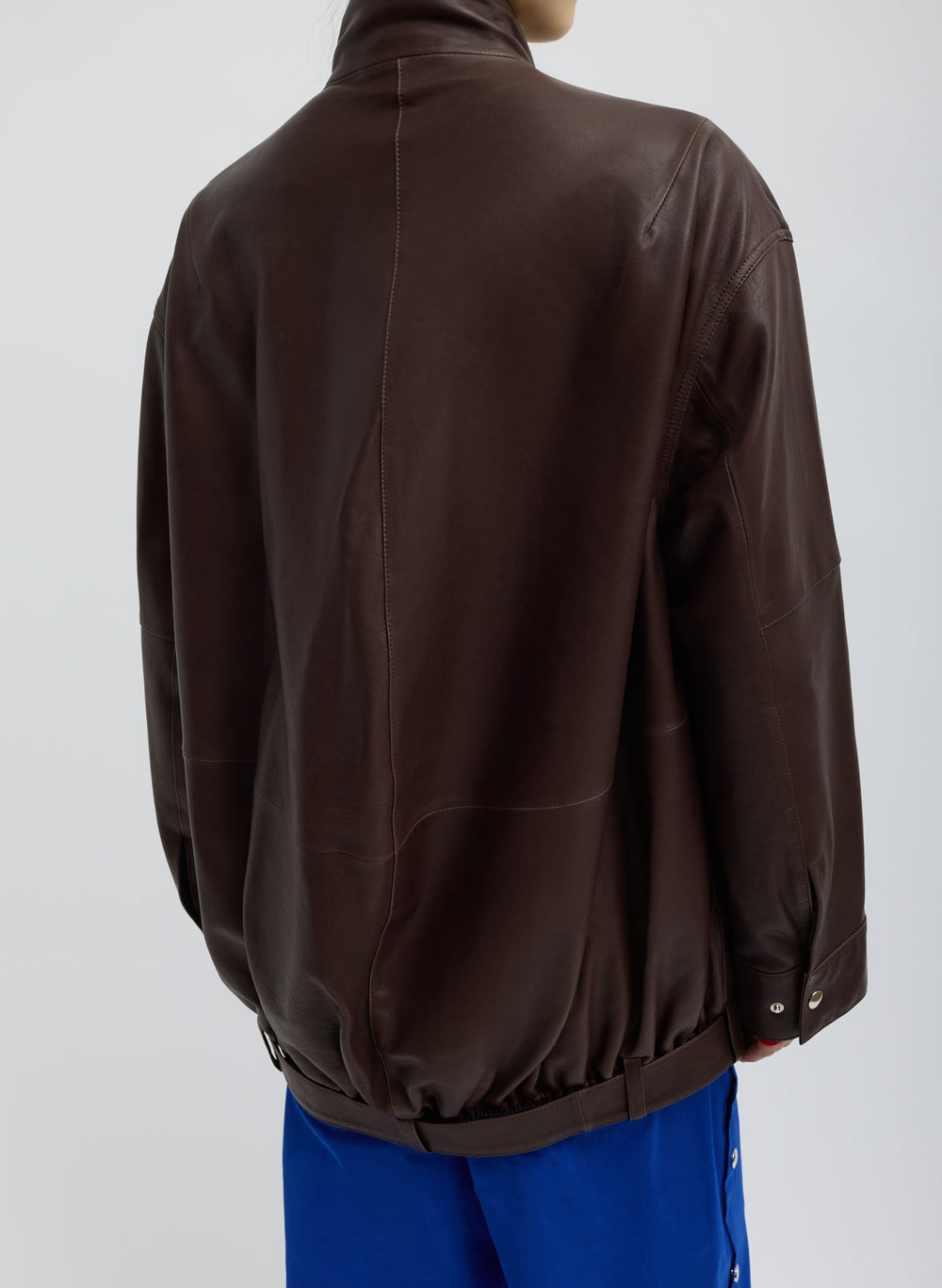 Leather Moto Bomber | Tibi