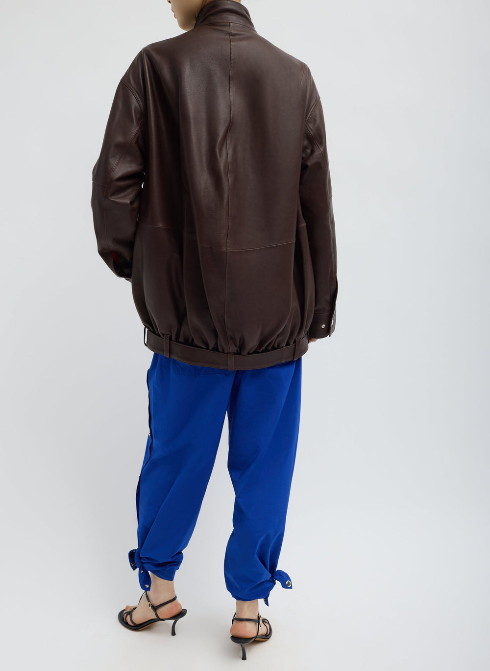 Leather Moto Bomber | Tibi