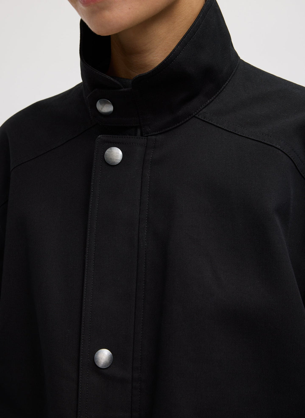 Patchwork Twill Slicker Jacket | Tibi