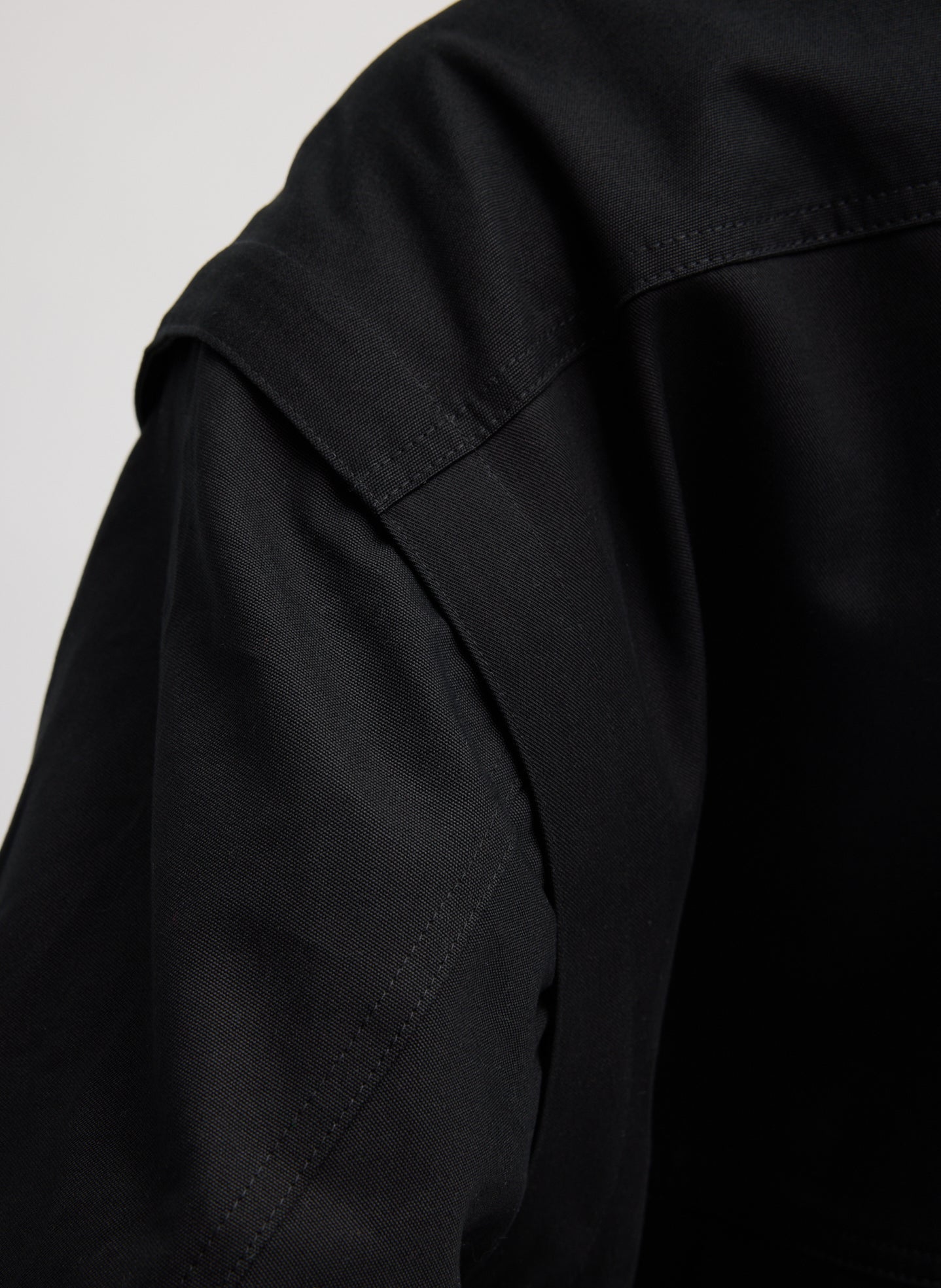 Patchwork Twill Slicker Jacket | Tibi