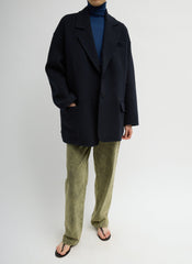Luxe Double Faced Wool Angora Liam Blazer | Tibi