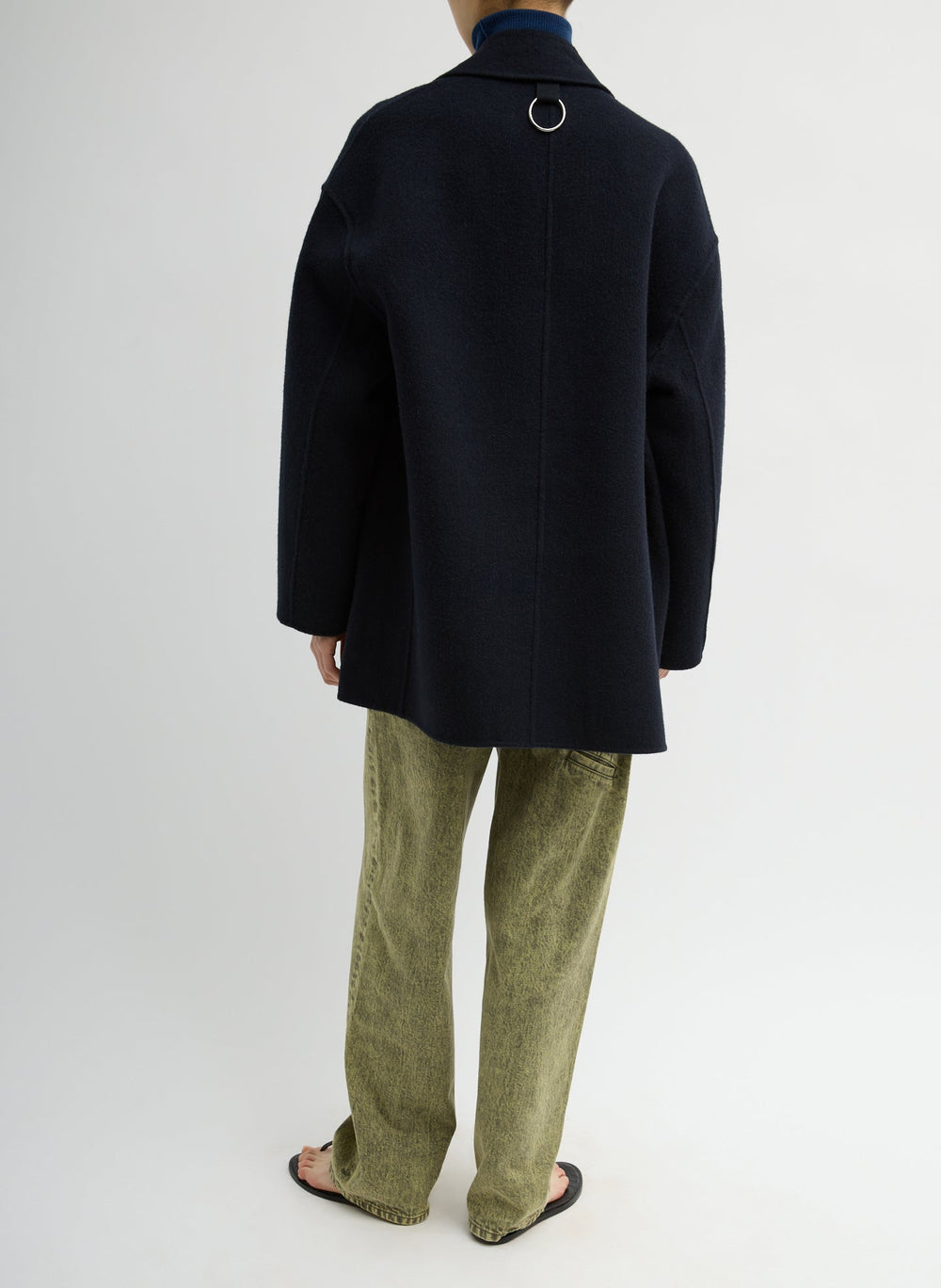Luxe Double Faced Wool Angora Liam Blazer | Tibi