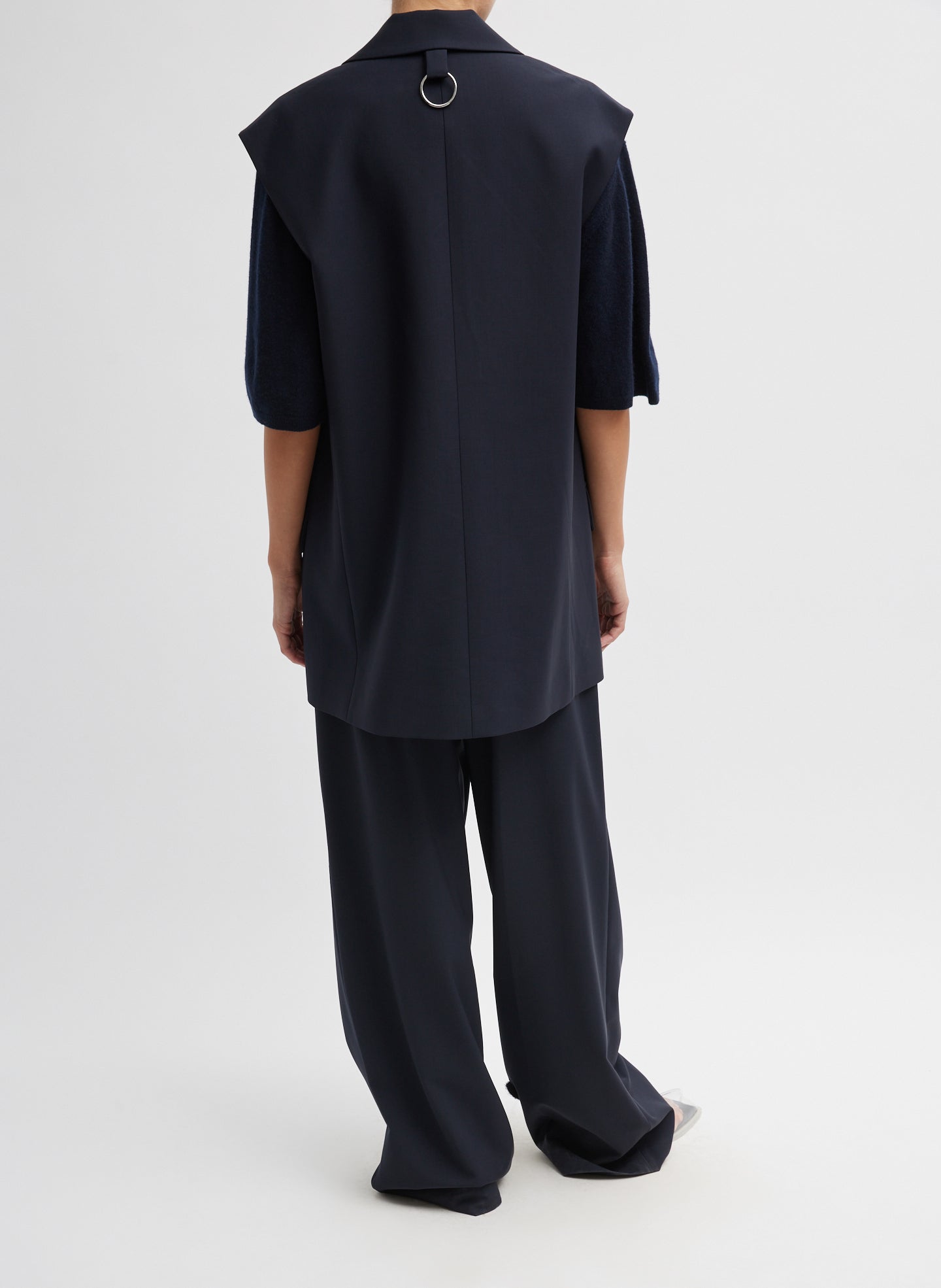 Tropical Wool Liam Vest | Tibi