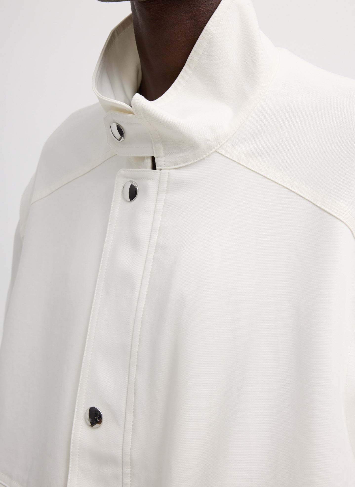 Patchwork Twill Slicker Jacket | Tibi