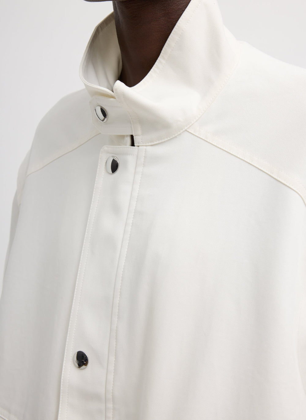 Patchwork Twill Slicker Jacket | Tibi