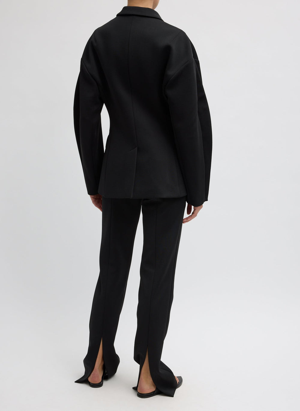 Spring Bonded Twill Sculpted Blazer | Tibi