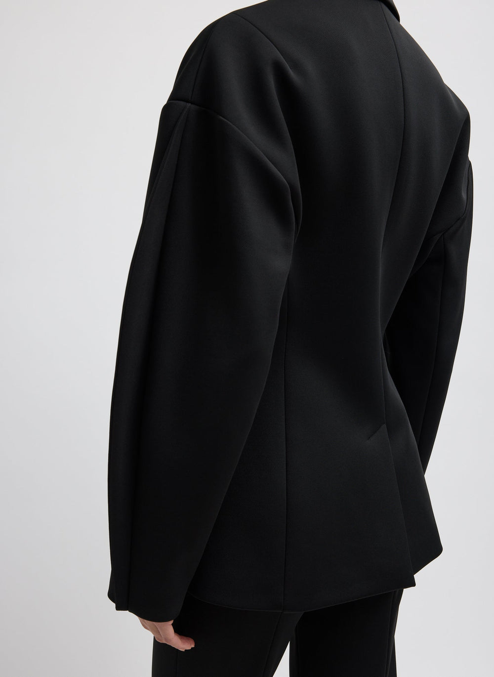 Spring Bonded Twill Sculpted Blazer | Tibi