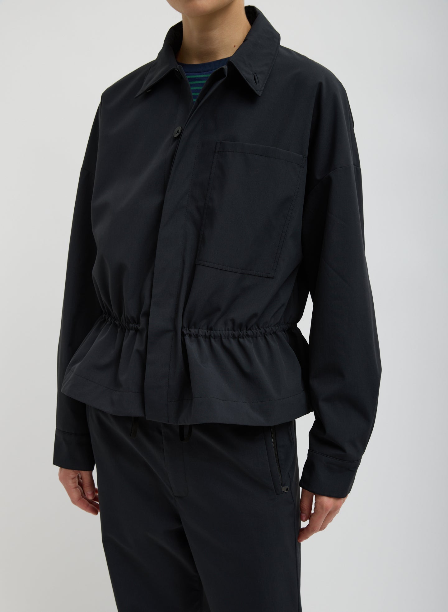 Tech Suiting Anorak Bomber | Tibi