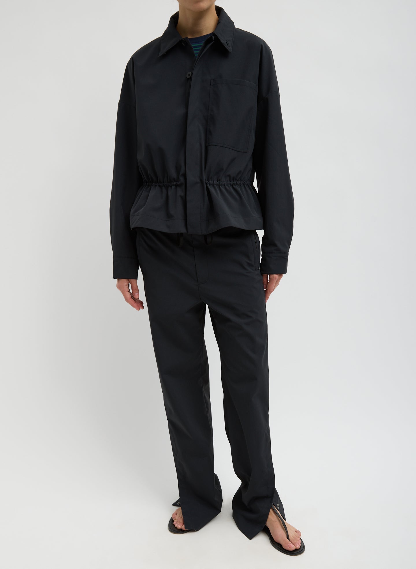 Tech Suiting Anorak Bomber | Tibi